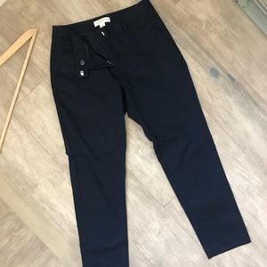 Navy Blue Forever 21 Tapered Trousers / Ankle Pant